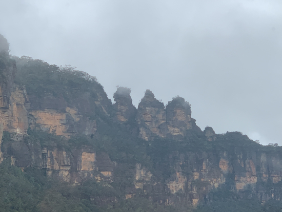 霧の中のスリーシスターズ