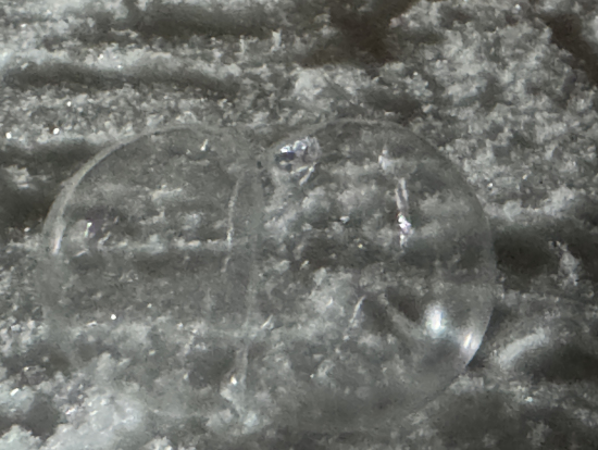 シャボン玉実験