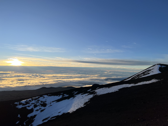 マウナケア山頂ご来光!