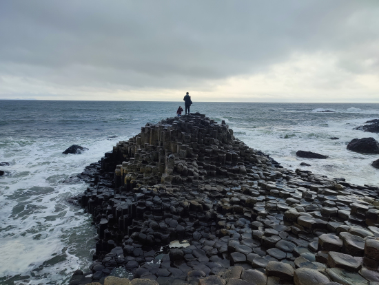 雨風の中の１枚！
