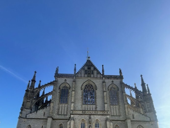 聖バルバラ教会。詳しい説明でゆっくり教会内を見て回ることができた。