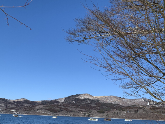 たくさんドーム船が出ています