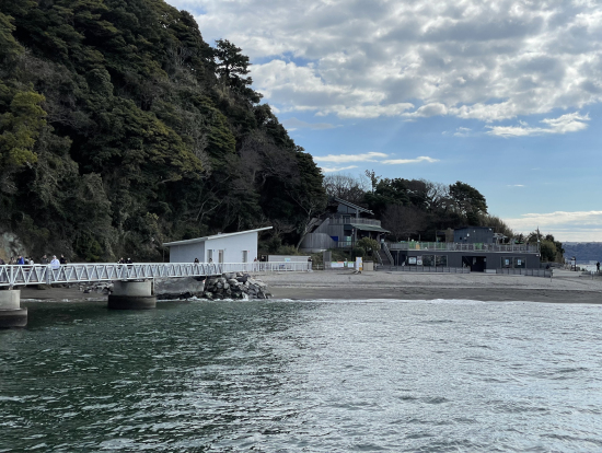 猿島の海岸