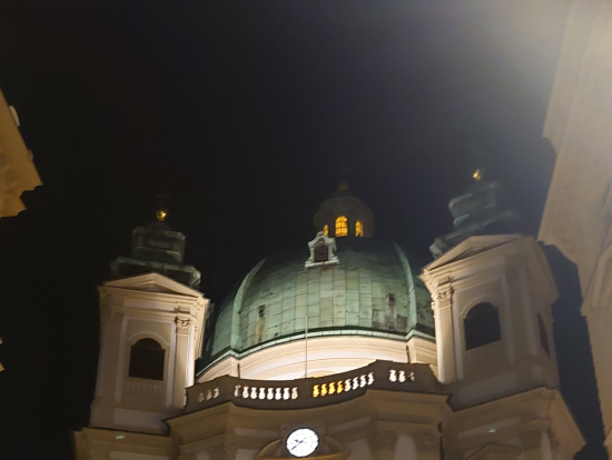 コンサート後の教会