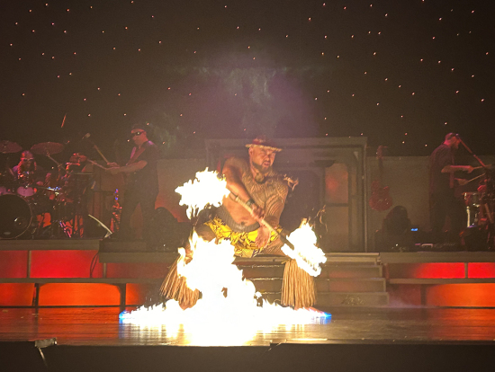 迫力あるファイアーダンス