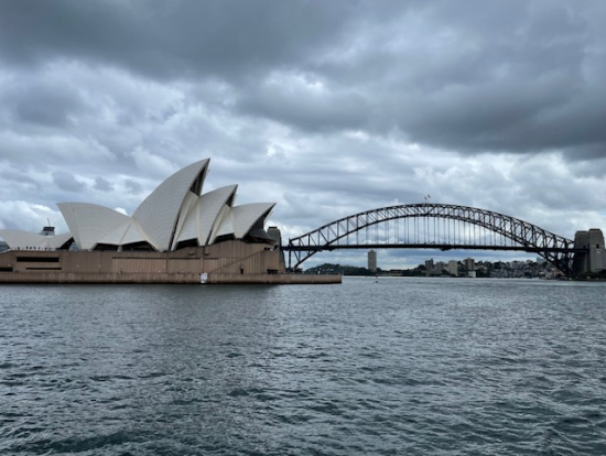 オペラハウスとハーバーブリッジの2ショット