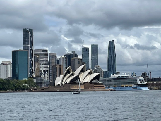 シティをバックにしたオペラハウス