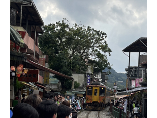 1時間に1回列車が通ります