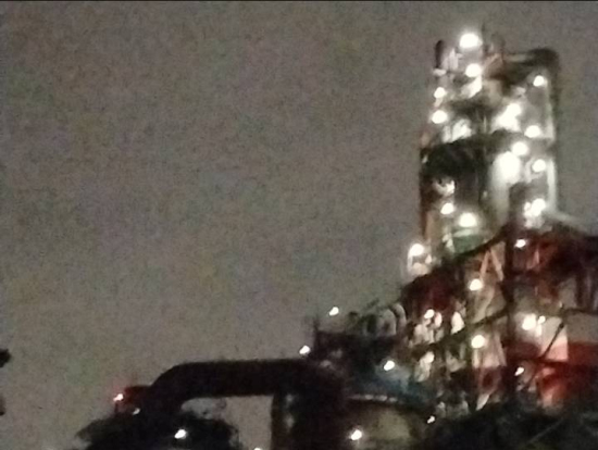 川崎工場夜景〜実物のほうが綺麗でした!