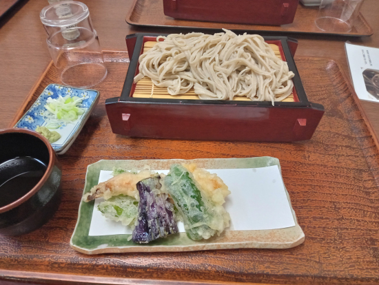 そばプラン(天ぷら付き)