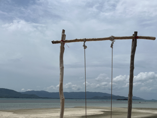 突然スコールが降ってきたんだけど、この綺麗さ。