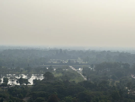 バルーンから見たアンコールワット