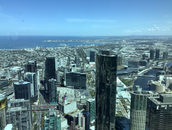 港や海も見られました。