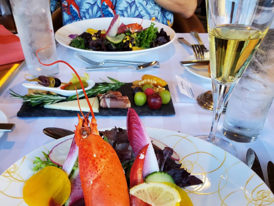 ロブスターのサラダ