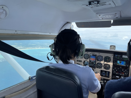 キャプテンシートからの眺め