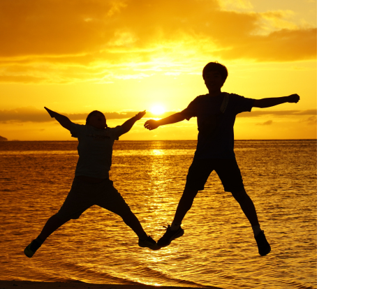 一番の夕焼けでした！