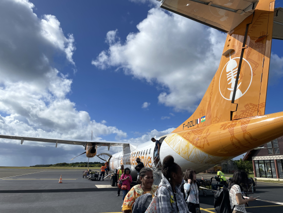 出発!あまり揺れず快適でした。