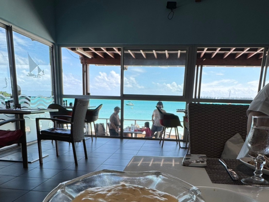 デザートのバナナプリン