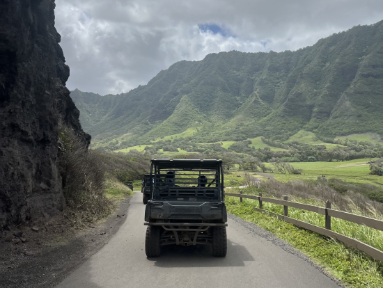 広大な土地を2時間ドライブ