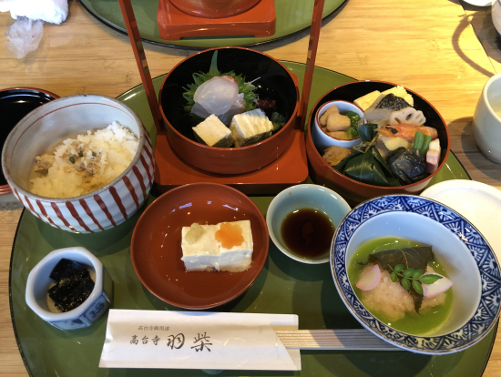 高台寺にて夕飯