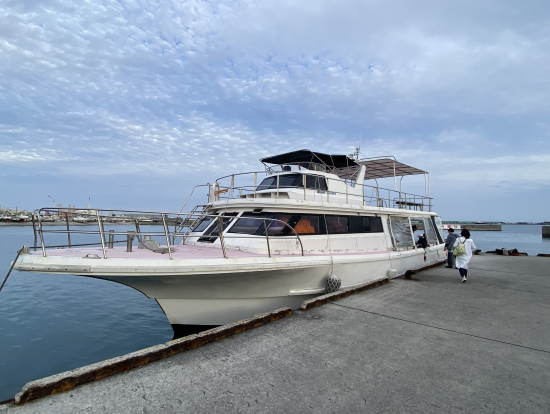 乗車したクルーザー