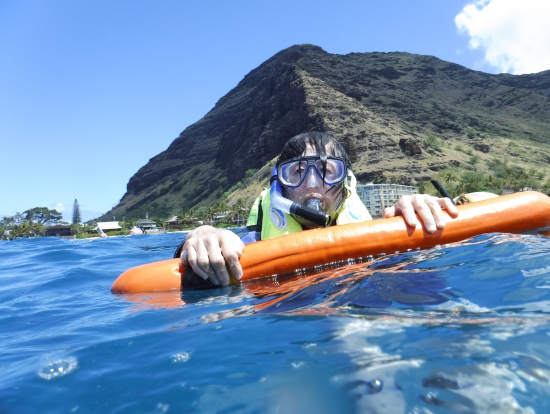 歩行不自由な身障者ですが泳ぐことに関しては問題なし