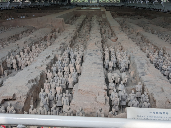 兵馬俑でっかい!