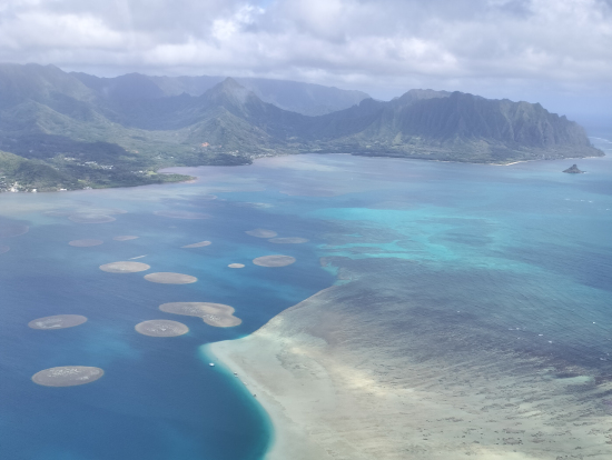 上空からのサンドバー