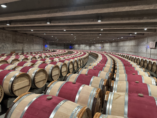 Opus One の貯蔵庫