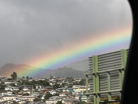 レインボーが何度も出現♪