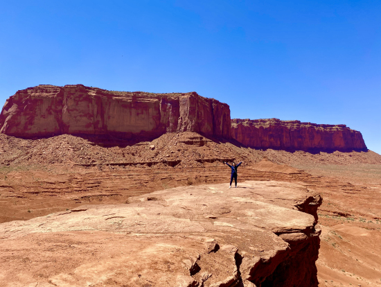 モニュメントバレーにて