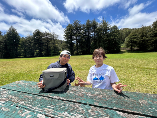 コケエ公園でのランチ