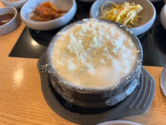 濃厚な豆腐チゲ