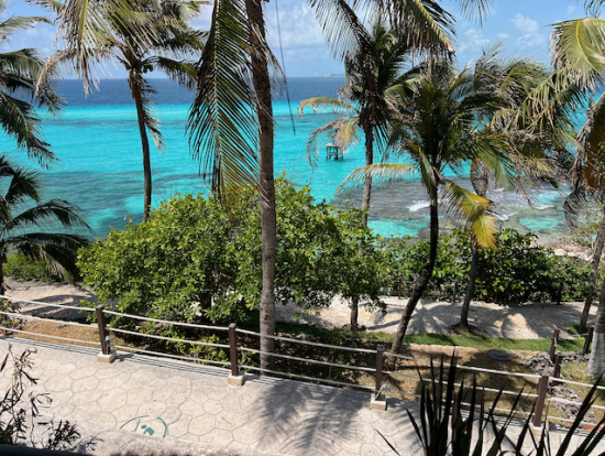 Punta Sur手前のSnorkel Place