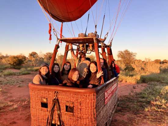眠かったけれども早起きしてよかった！