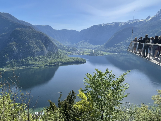 上からのハルシュタットの眺め
