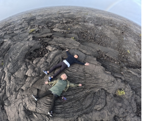 キラウエア火山の溶岩!