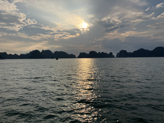 エンディングの夕陽