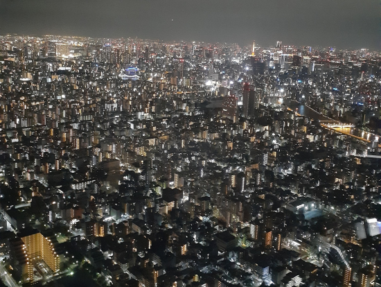 スカイツリーからの夜景
