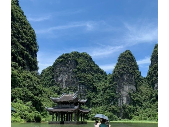 ここが一番の映えポイント(?) 相席ベトナム人女性が一番時間をかけていました。