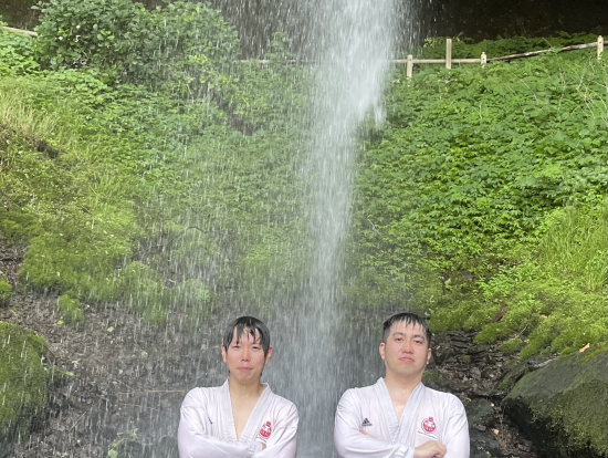 寒くて震えてたけど、楽しくてドヤ顔(笑)