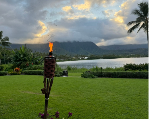 夕暮れになると、雰囲気がさらに良くなります