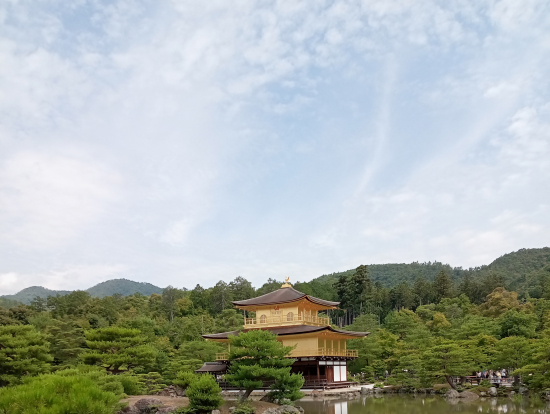 コース最初の金閣寺