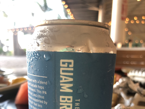 グアムのビールを始めての見ましたがフレーバーで美味しい!