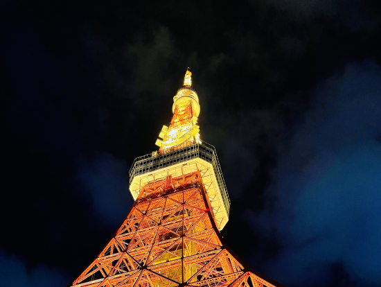 夜の東京タワー
