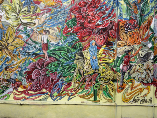 シャアラムストリート壁画です。