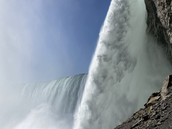 ナイアガラの滝の裏側