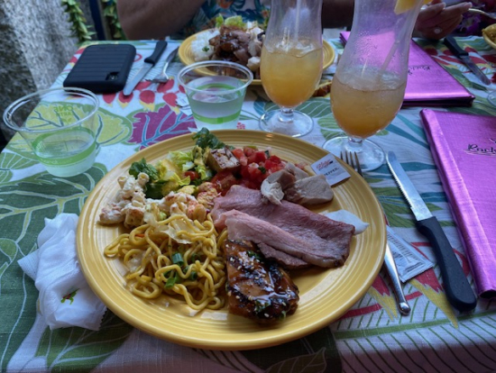 1回目の盛り付けでーす