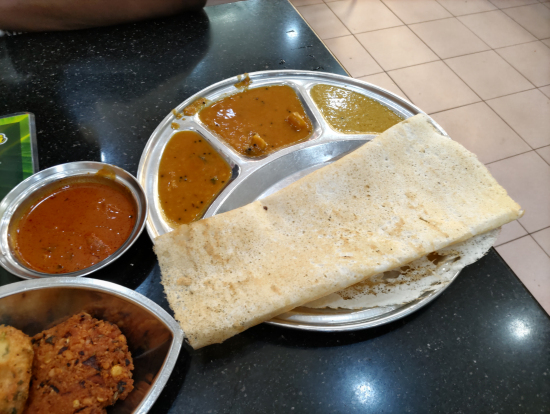 カレーとThosai@南インドレストラン