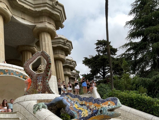 グエル公園のとかげ